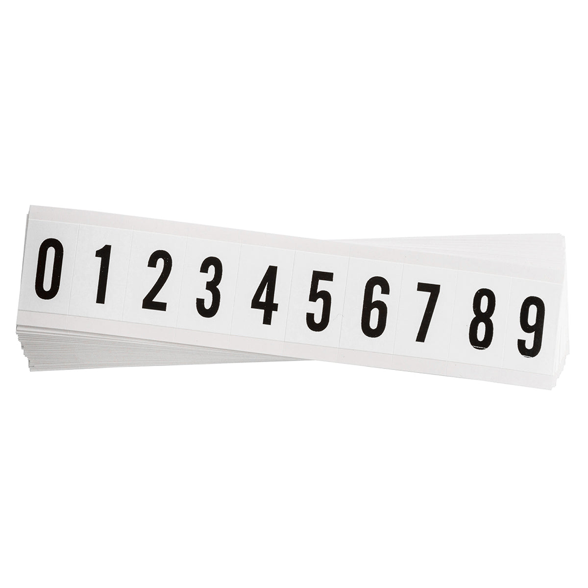 Brady NL-W15-0-9 Identical numbers and letters on one card for indoor use 234396
