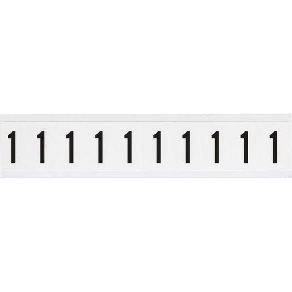Brady NL-W15-1 Identical numbers and letters on one card for indoor use 234354