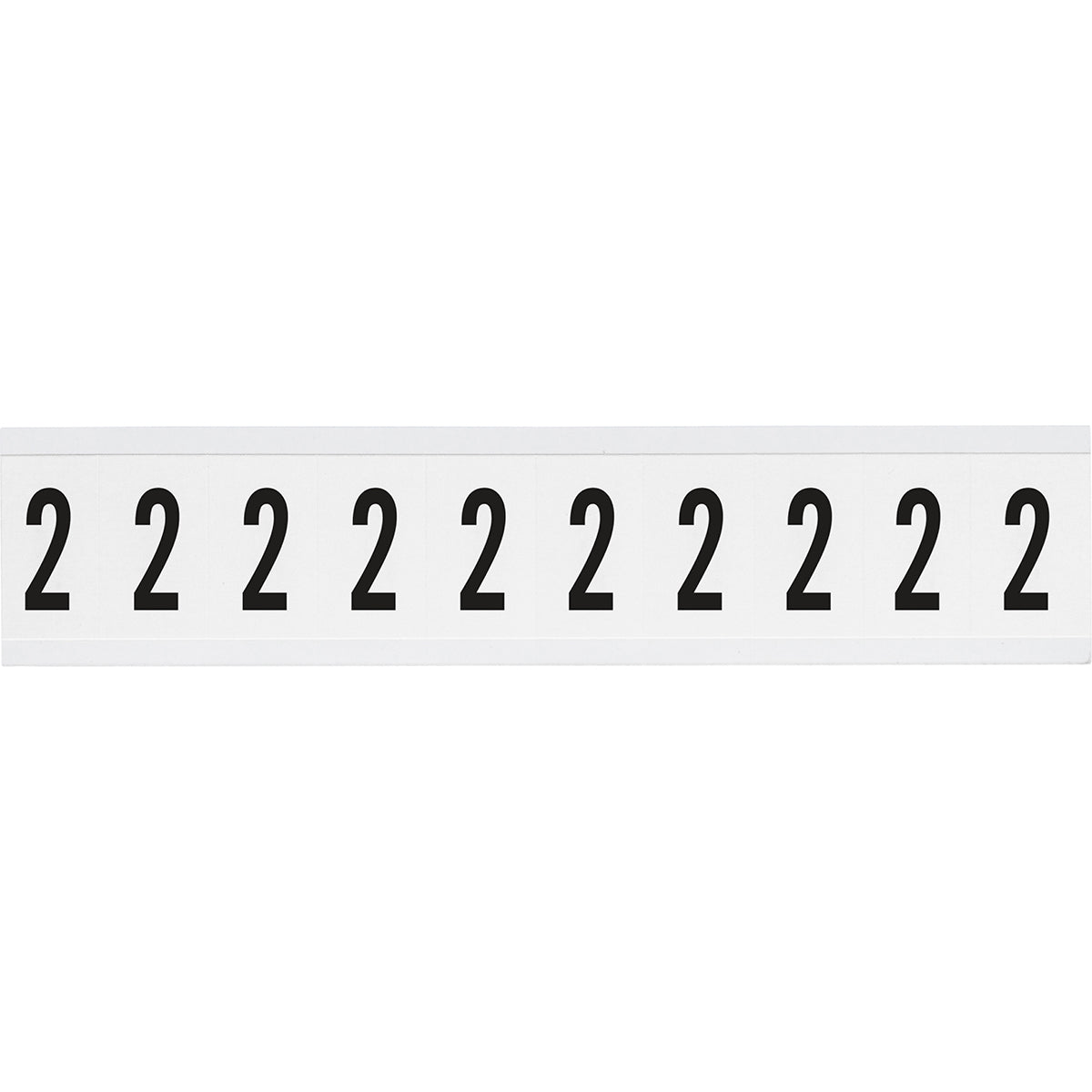 Brady NL-W15-2 Identical numbers and letters on one card for indoor use 234355