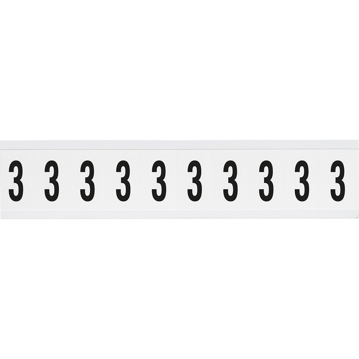 Brady NL-W15-3 Identical numbers and letters on one card for indoor use 234356