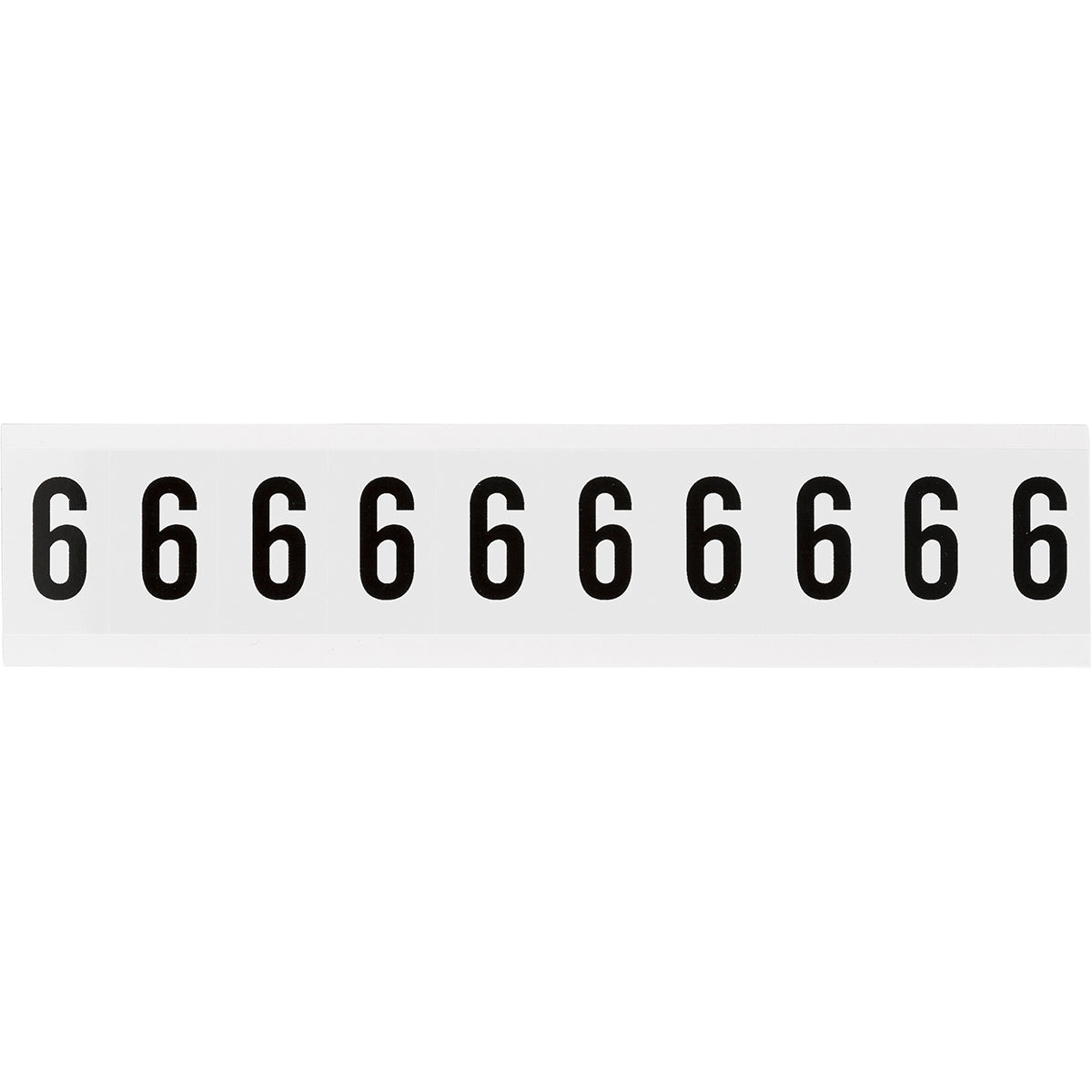 Brady NL-W15-6 Identical numbers and letters on one card for indoor use 234359