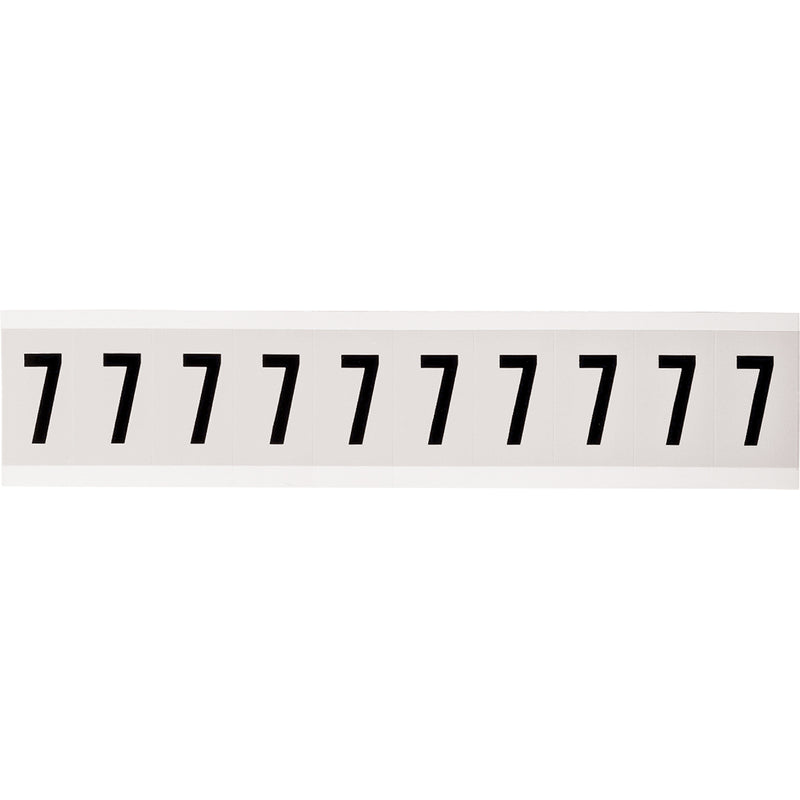 Brady NL-W15-7 Identical numbers and letters on one card for indoor use 234360