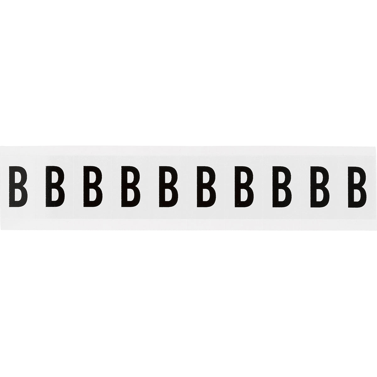 Brady NL-W15-B Identical numbers and letters on one card for indoor use 234364