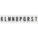 Brady NL-W15-K-T Identical numbers and letters on one card for indoor use 234398