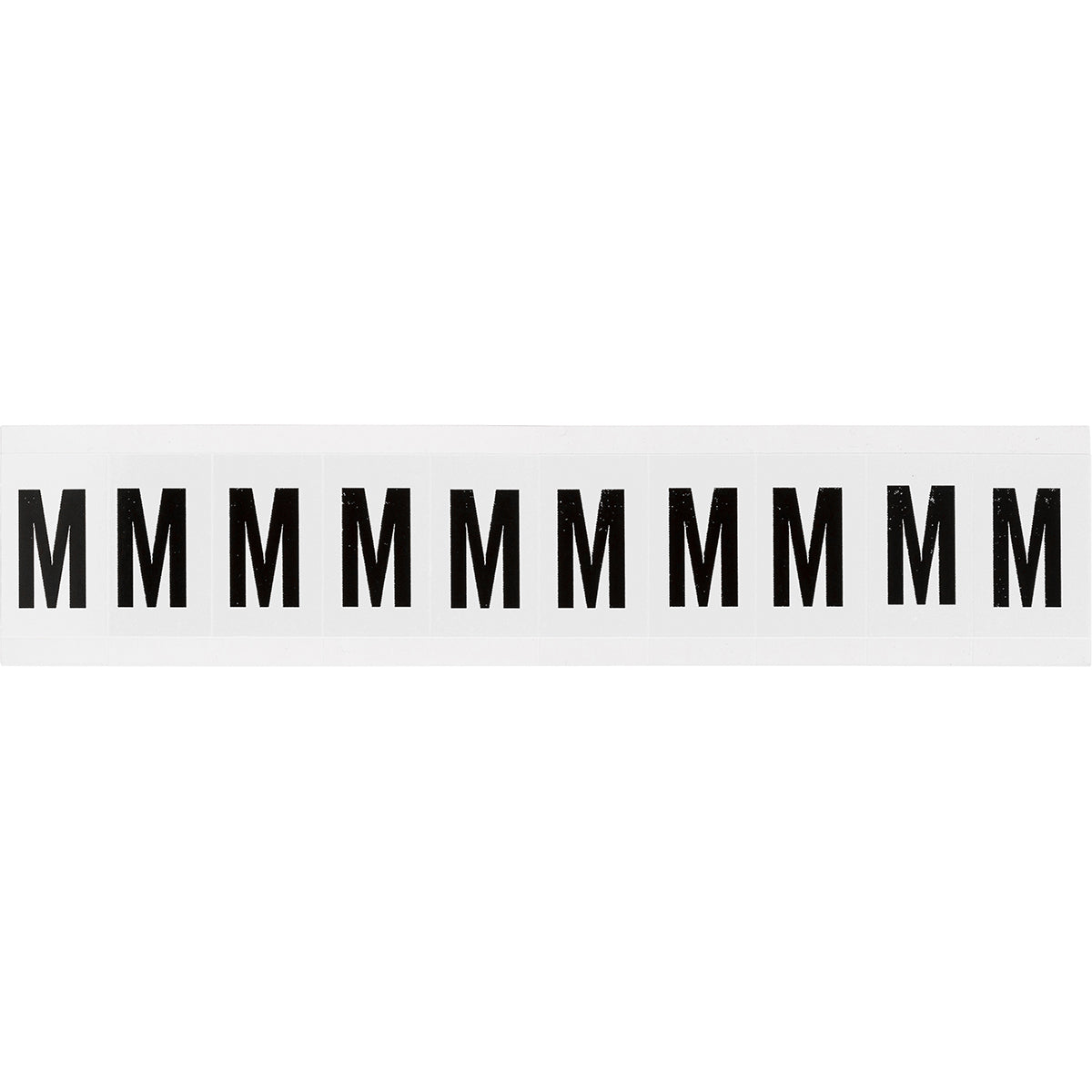 Brady NL-W15-M Identical numbers and letters on one card for indoor use 234375