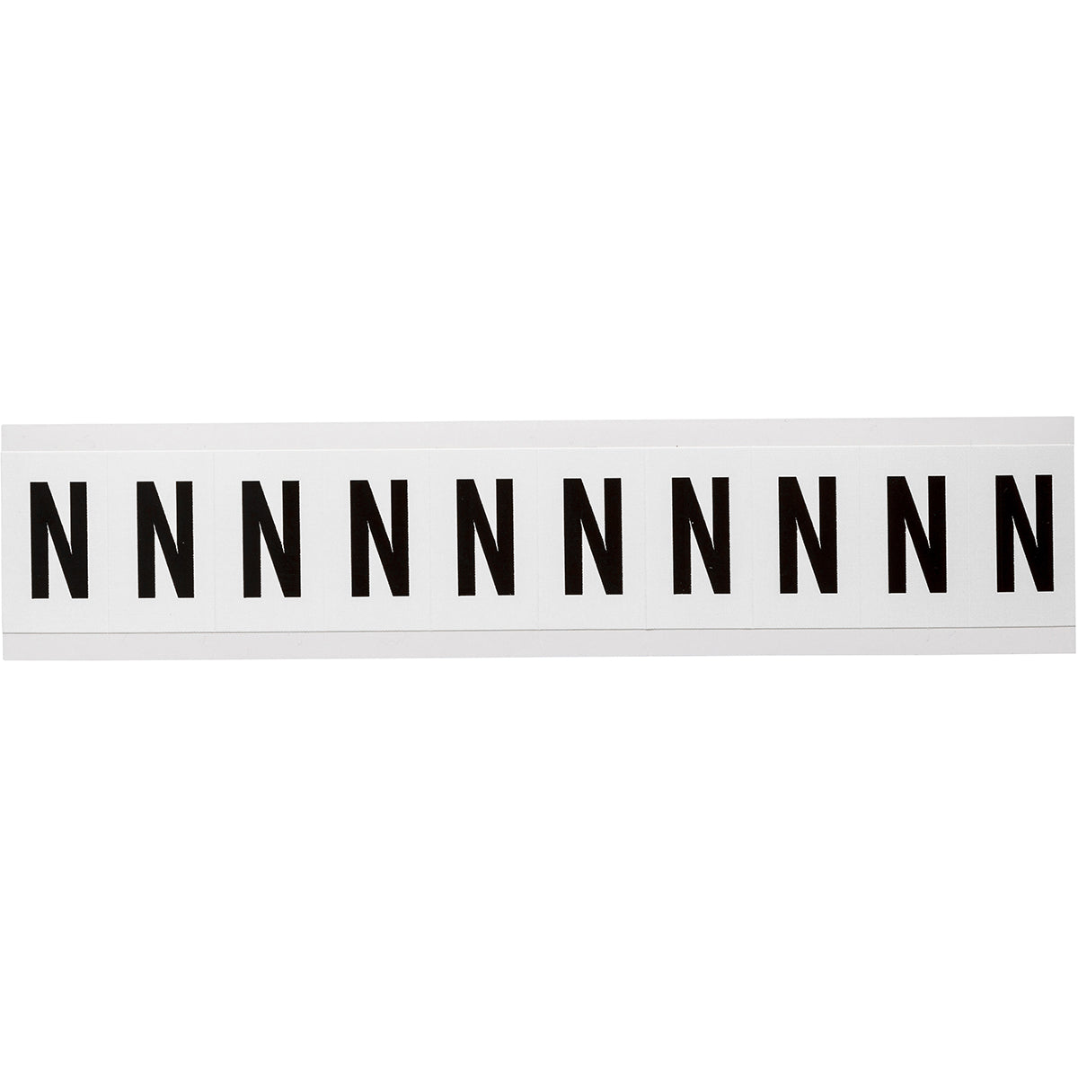 Brady NL-W15-N Identical numbers and letters on one card for indoor use 234376