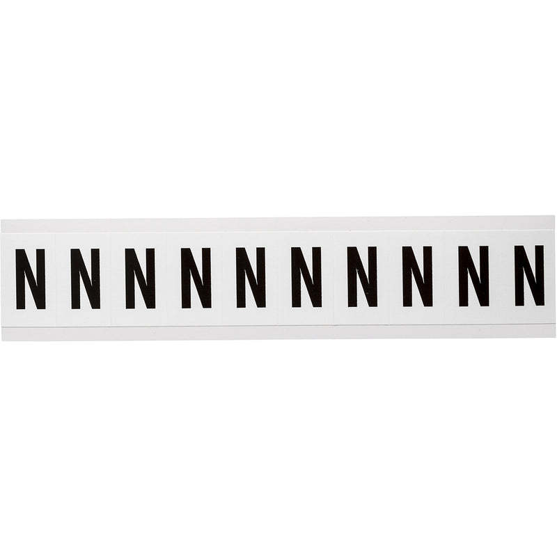 Brady NL-W15-N Identical numbers and letters on one card for indoor use 234376