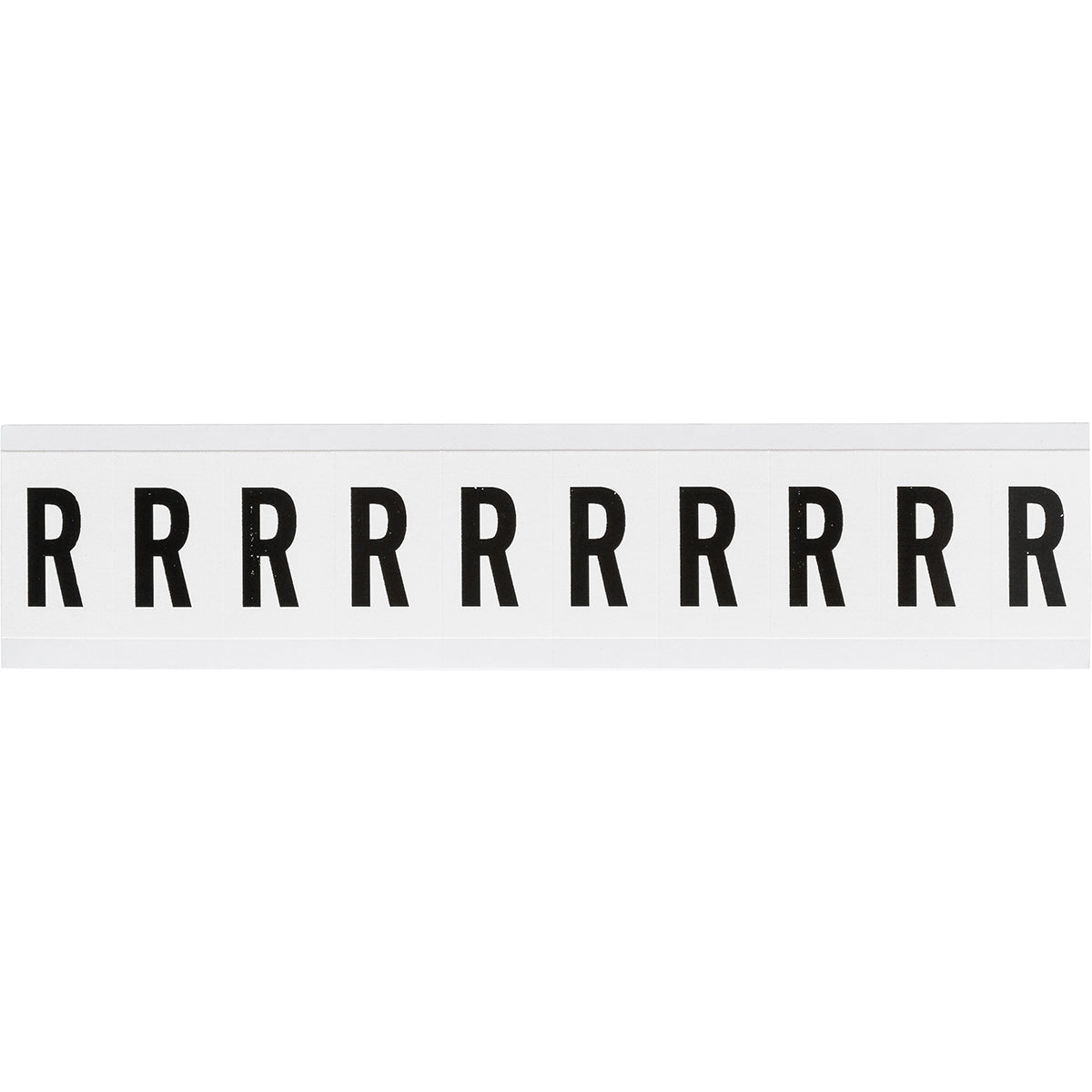 Brady NL-W15-R Identical numbers and letters on one card for indoor use 234380