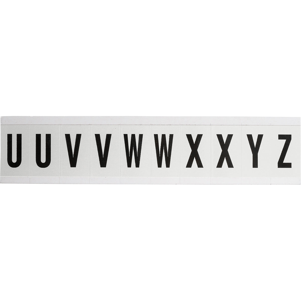 Brady NL-W15-U-Z Identical numbers and letters on one card for indoor use 234399