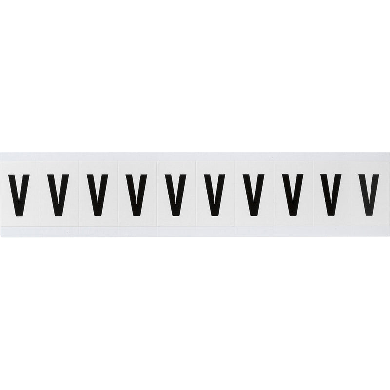 Brady NL-W15-V Identical numbers and letters on one card for indoor use 234384