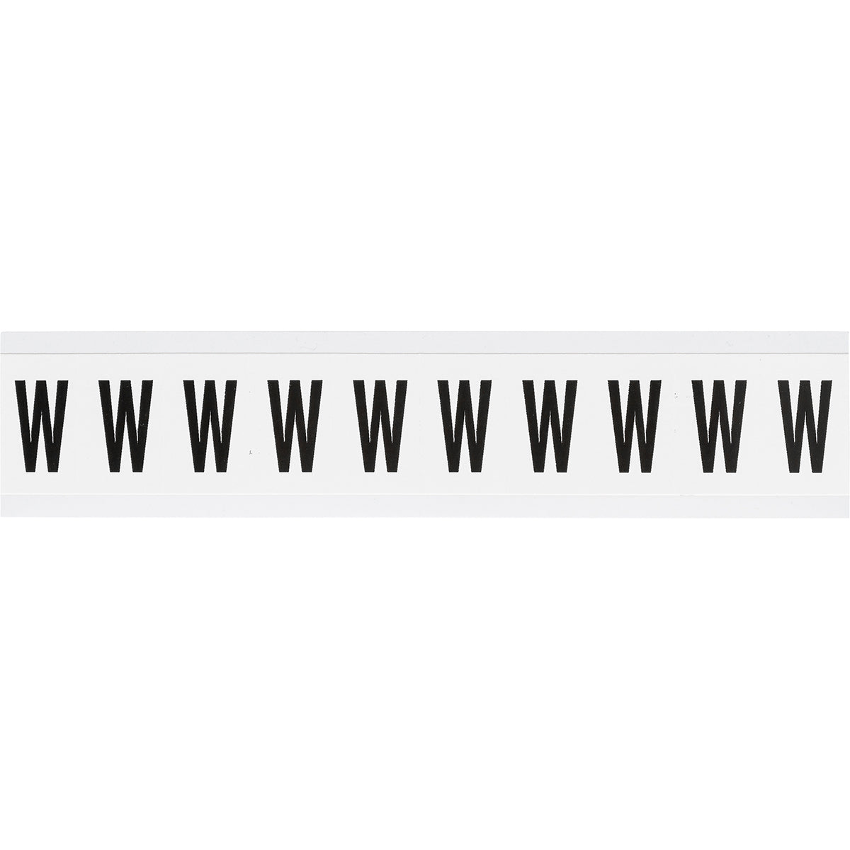 Brady NL-W15-W Identical numbers and letters on one card for indoor use 234385