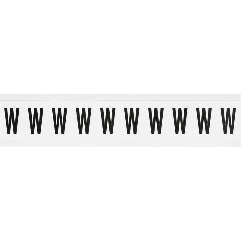 Brady NL-W15-W Identical numbers and letters on one card for indoor use 234385