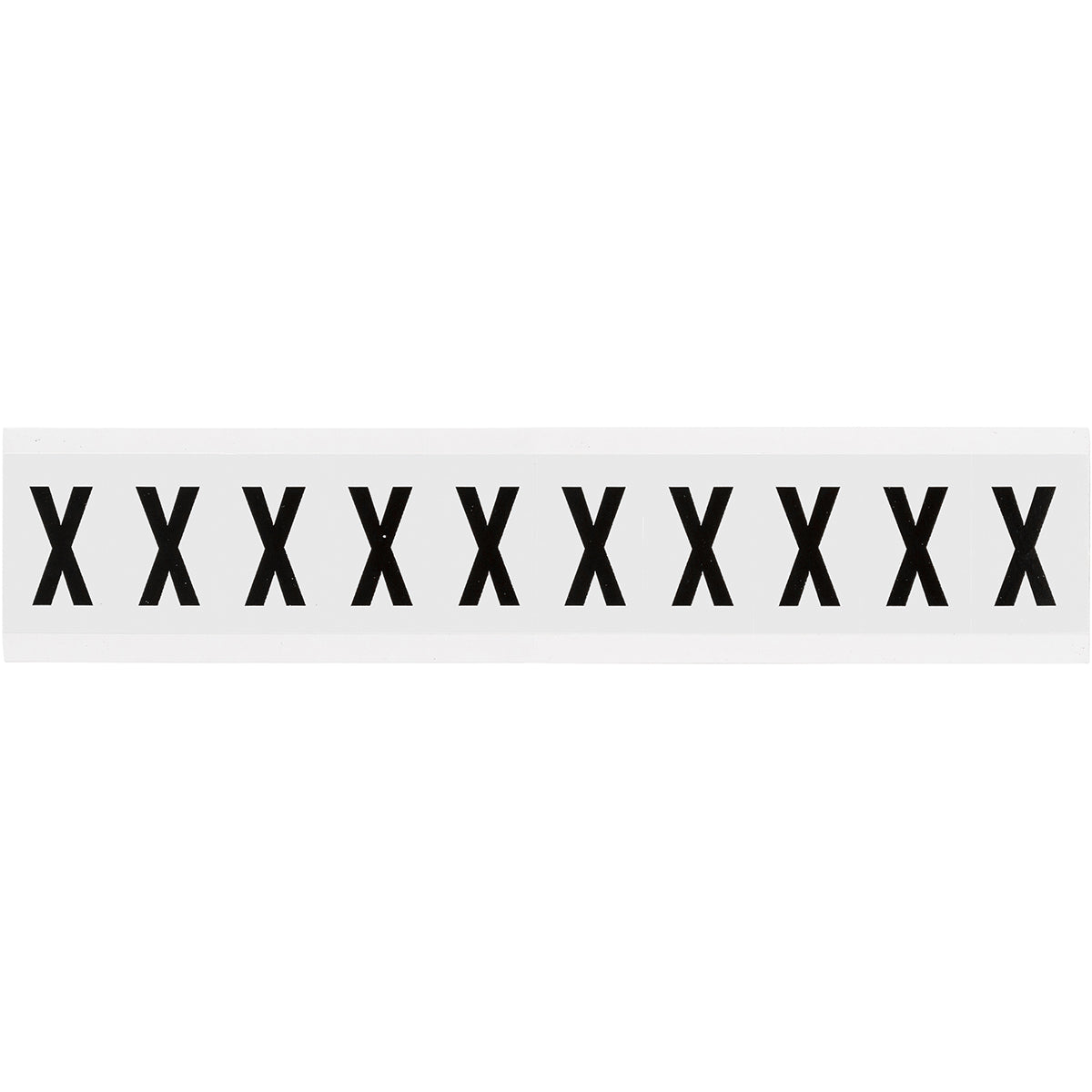 Brady NL-W15-X Identical numbers and letters on one card for indoor use 234386