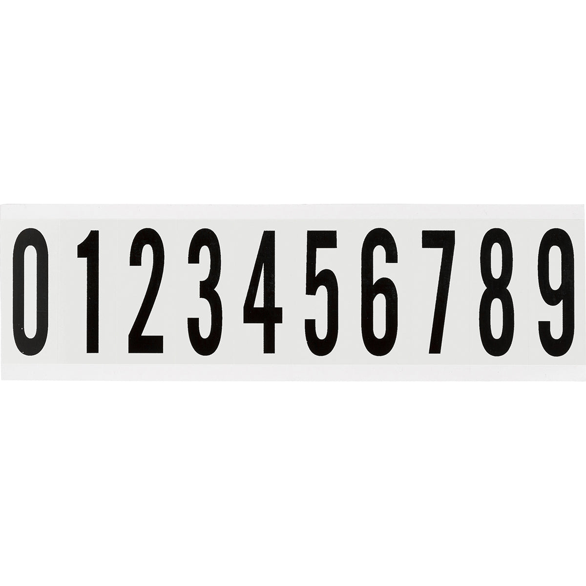 Brady NL-W225 0-9 Identical numbers and letters on one card for indoor use 234493