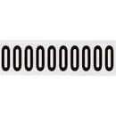 Brady NL-W225-0 Identical numbers and letters on one card for indoor use 234453