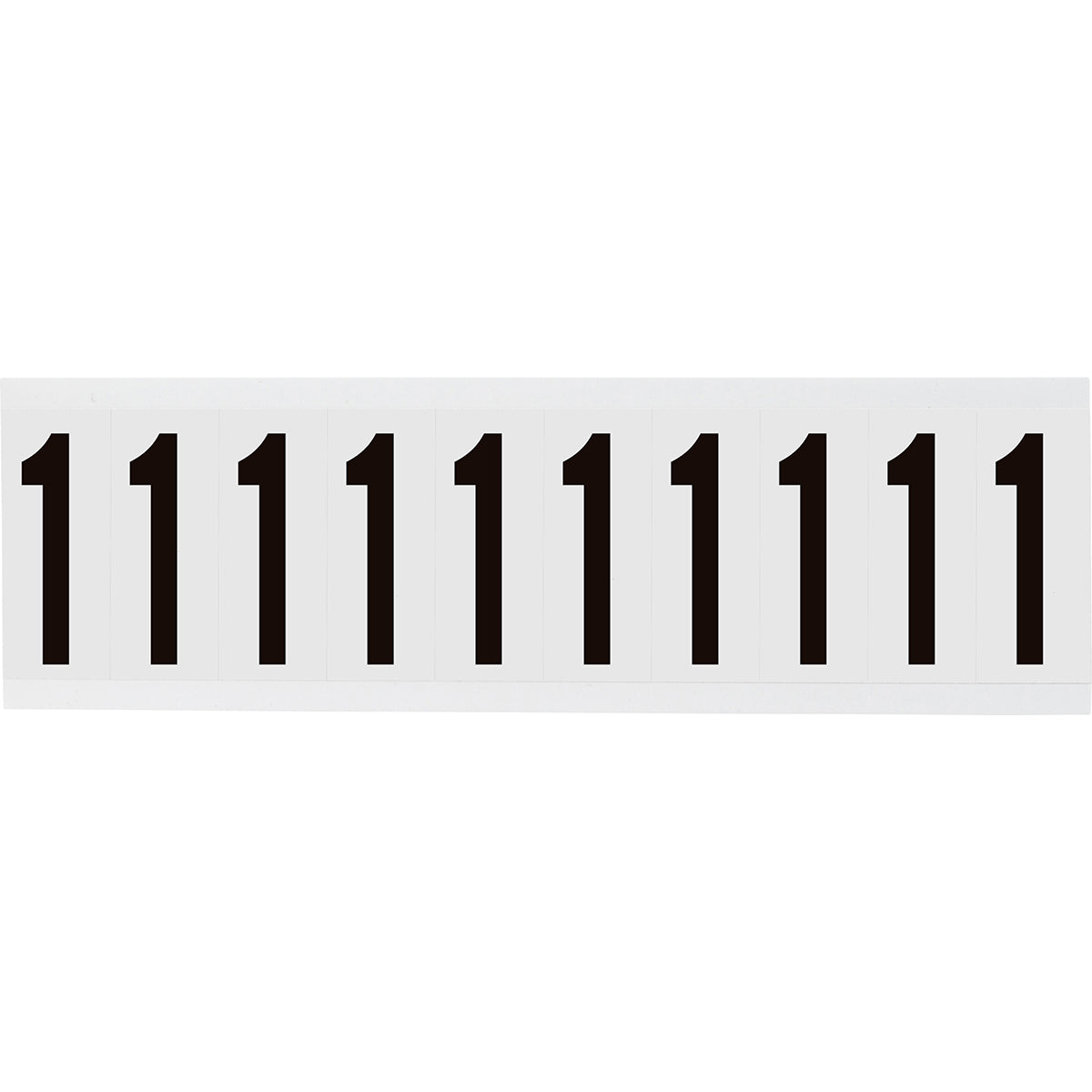 Brady NL-W225-1 Identical numbers and letters on one card for indoor use 234454