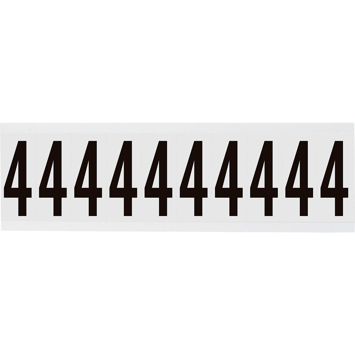 Brady NL-W225-4 Identical numbers and letters on one card for indoor use 234457