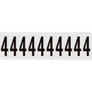 Brady NL-W225-4 Identical numbers and letters on one card for indoor use 234457