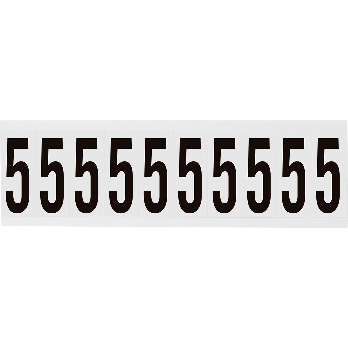 Brady NL-W225-5 Identical numbers and letters on one card for indoor use 234458