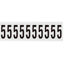 Brady NL-W225-5 Identical numbers and letters on one card for indoor use 234458