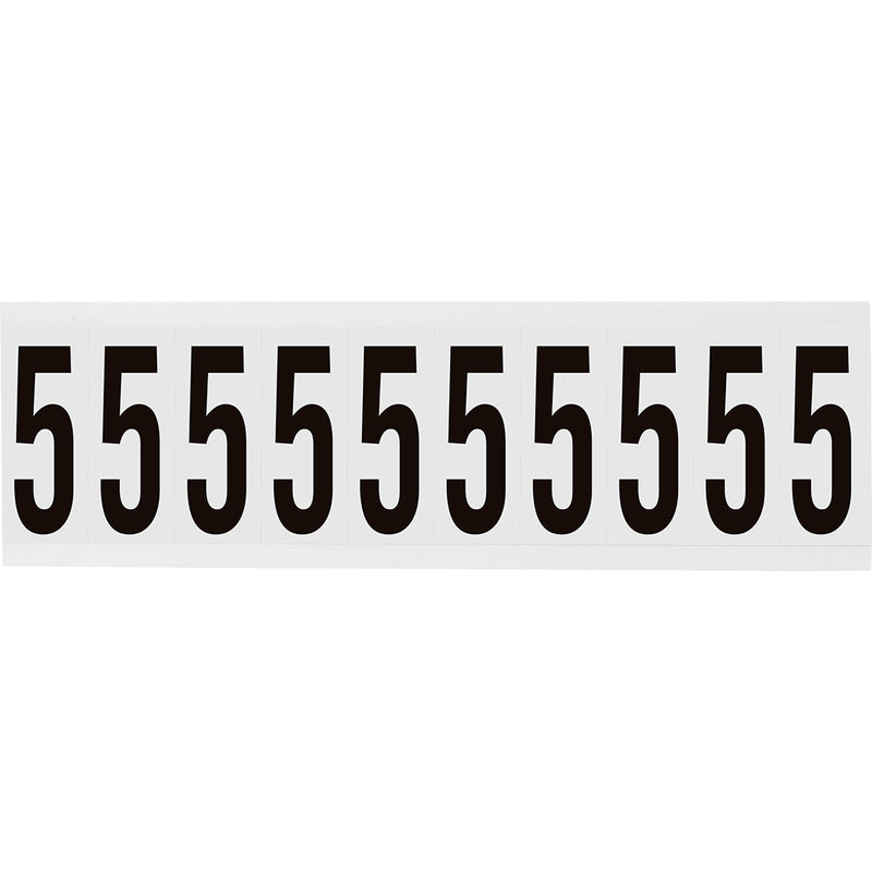 Brady NL-W225-5 Identical numbers and letters on one card for indoor use 234458