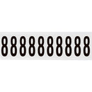 Brady NL-W225-8 Identical numbers and letters on one card for indoor use 234461