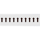 Brady NL-W225-ARO Identical numbers and letters on one card for indoor use 234490