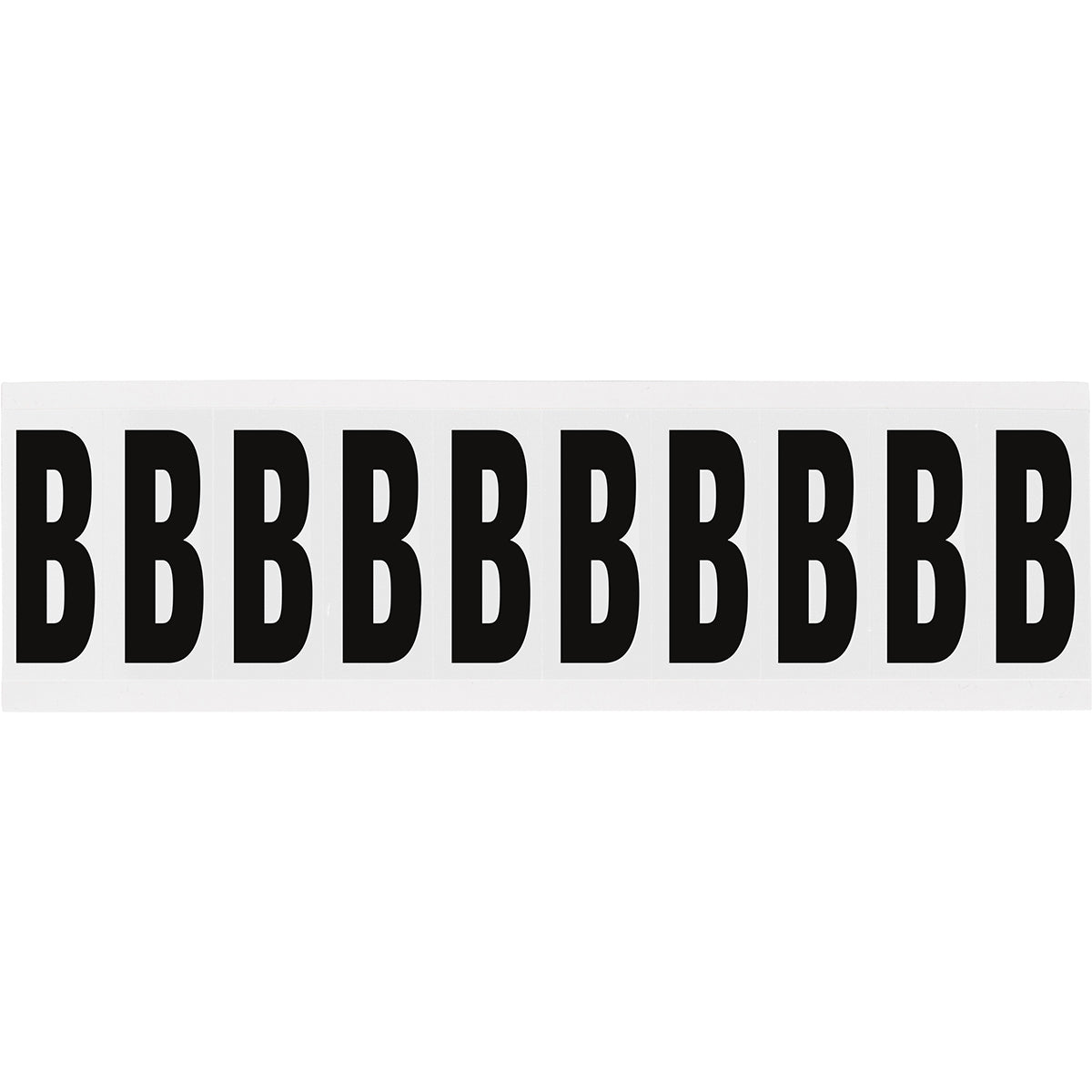 Brady NL-W225-B Identical numbers and letters on one card for indoor use 234464