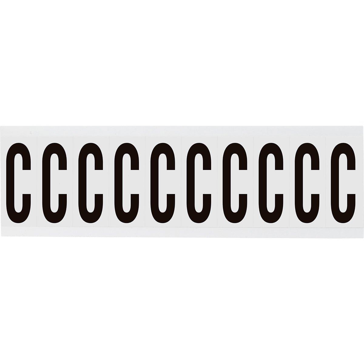 Brady NL-W225-C Identical numbers and letters on one card for indoor use 234465
