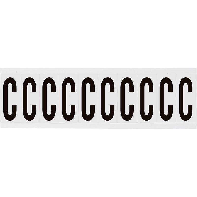 Brady NL-W225-C Identical numbers and letters on one card for indoor use 234465