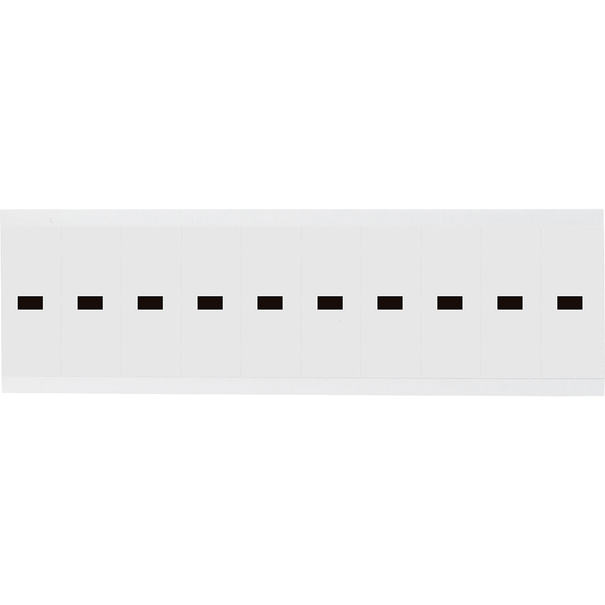 Brady NL-W225-DSH Identical numbers and letters on one card for indoor use 234489