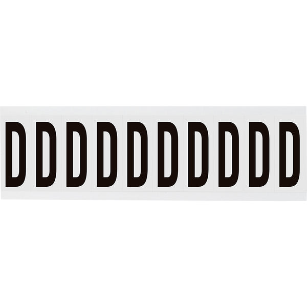 Brady NL-W225-D Identical numbers and letters on one card for indoor use 234466