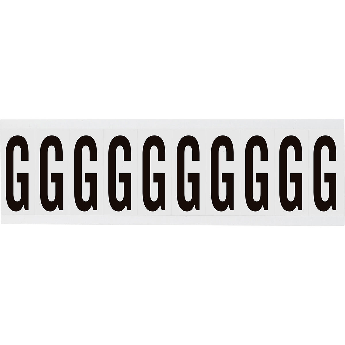 Brady NL-W225-G Identical numbers and letters on one card for indoor use 234469