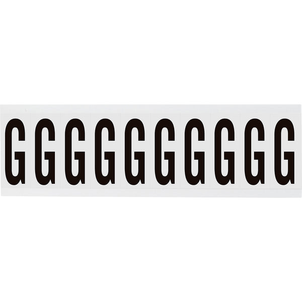 Brady NL-W225-G Identical numbers and letters on one card for indoor use 234469