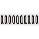 Brady NL-W225-Q Identical numbers and letters on one card for indoor use 234479