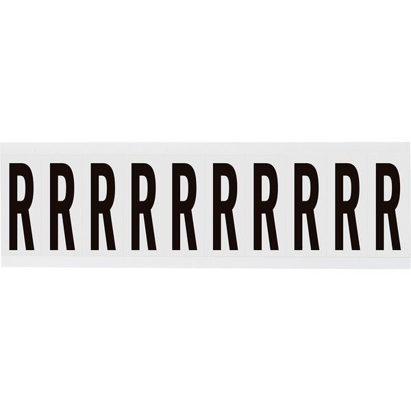 Brady NL-W225-R Identical numbers and letters on one card for indoor use 234480