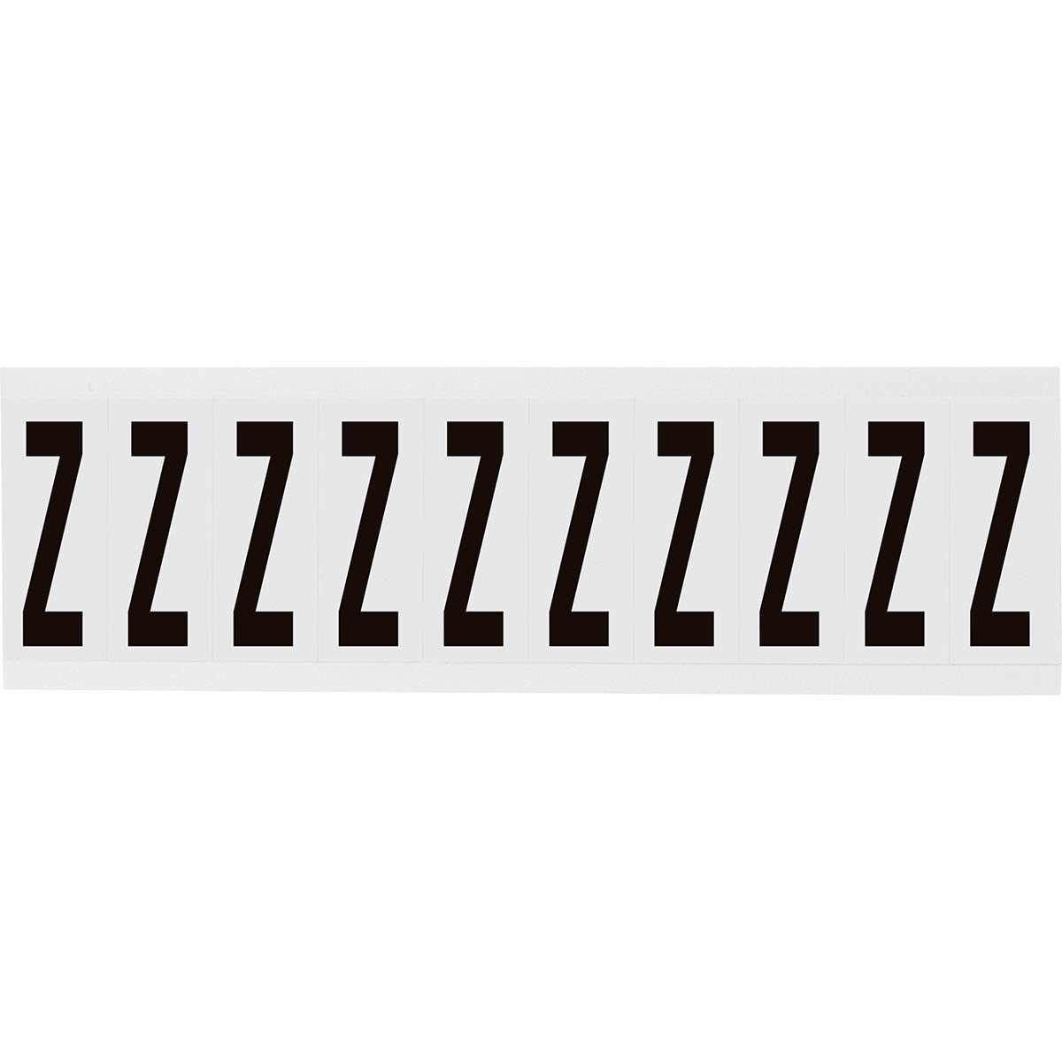 Brady NL-W225-Z Identical numbers and letters on one card for indoor use 234488