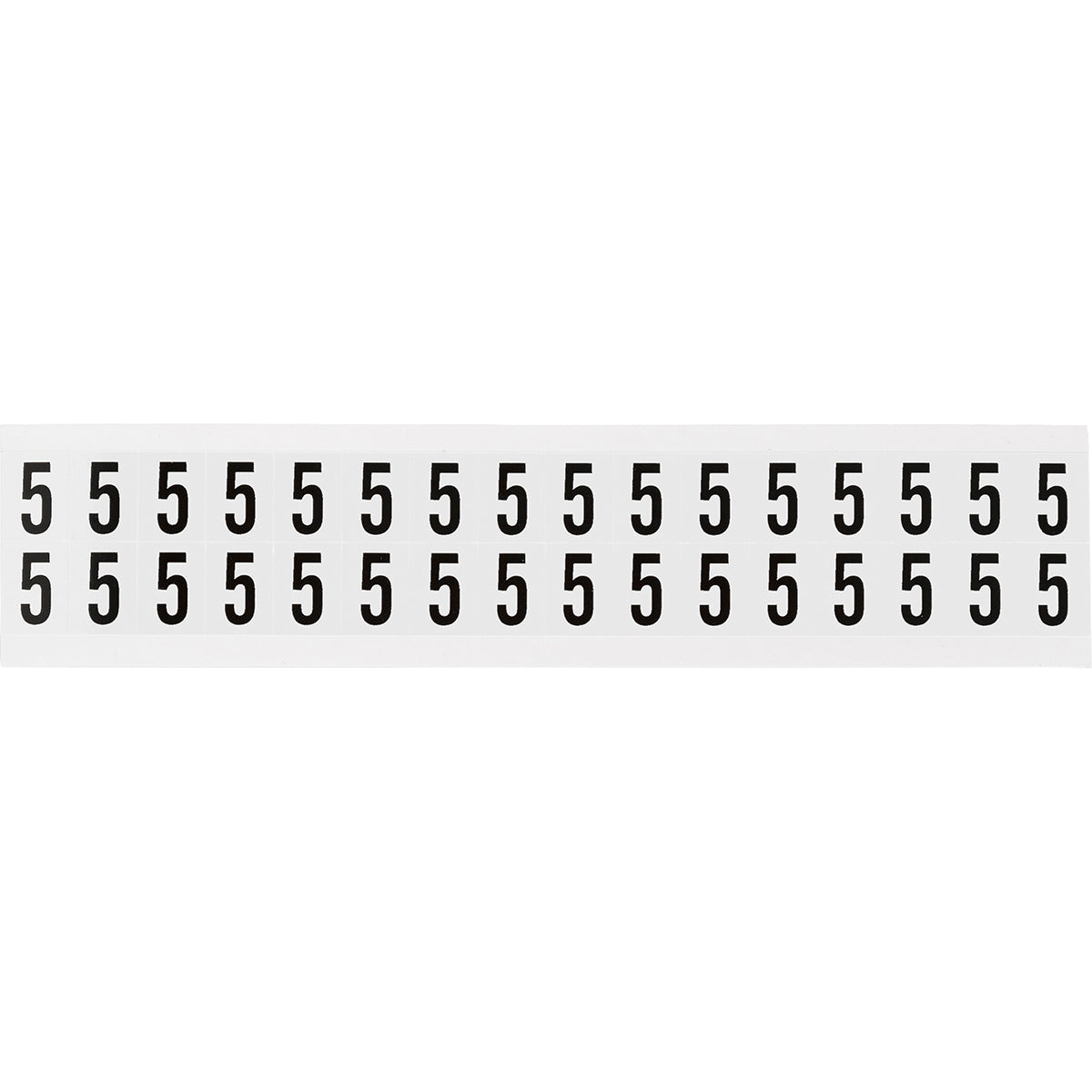 Brady NL-W75-5 Identical numbers and letters on one card for indoor use 234258