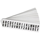 Brady NL-W75-NC Identical numbers and letters on one card for indoor use 234293