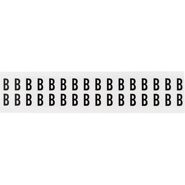 Brady NL-W75-B Identical numbers and letters on one card for indoor use 234264
