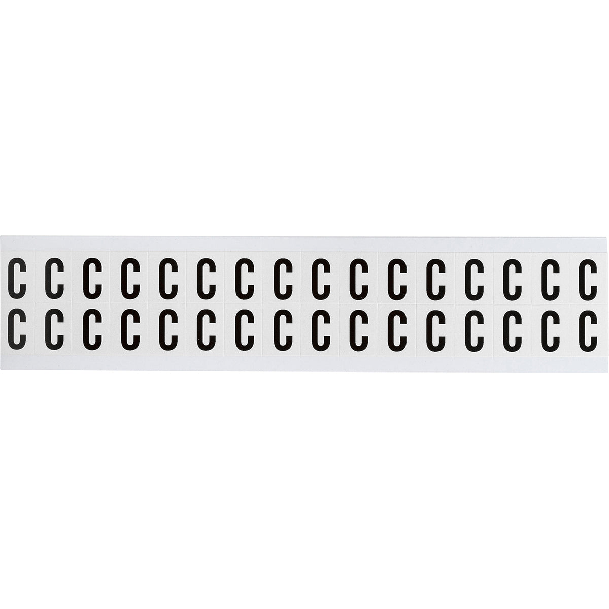 Brady NL-W75-C Identical numbers and letters on one card for indoor use 234265