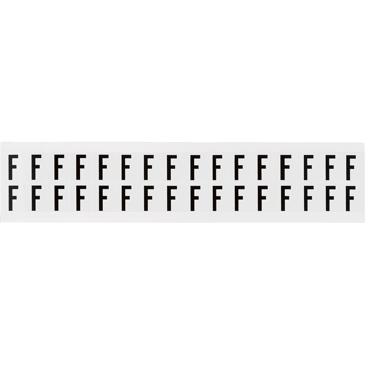 Brady NL-W75-F Identical numbers and letters on one card for indoor use 234268