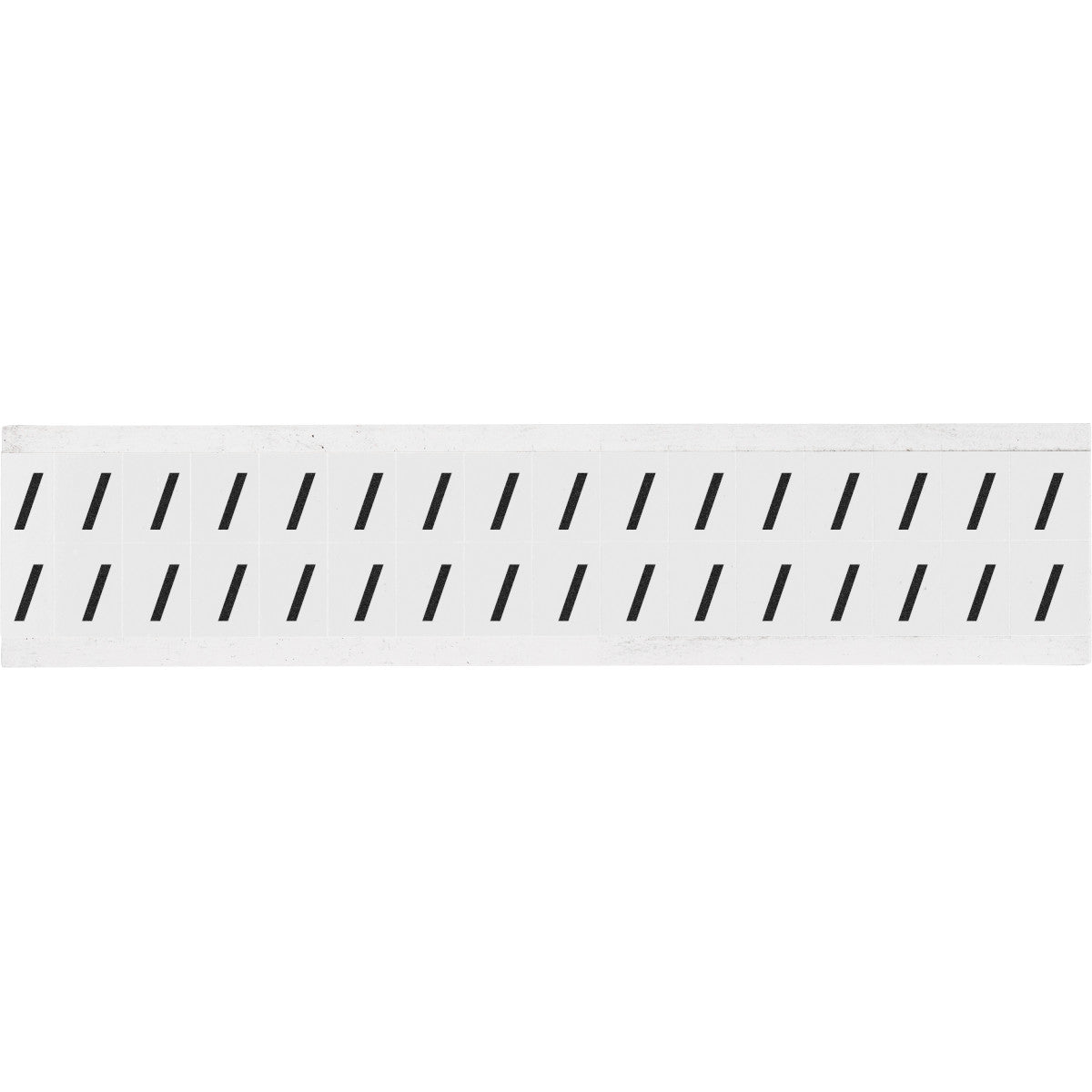 Brady NL-W75-FRC Identical numbers and letters on one card for indoor use 234291
