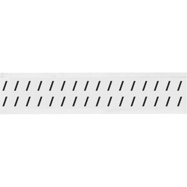 Brady NL-W75-FRC Identical numbers and letters on one card for indoor use 234291