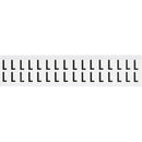 Brady NL-W75-L Identical numbers and letters on one card for indoor use 234274