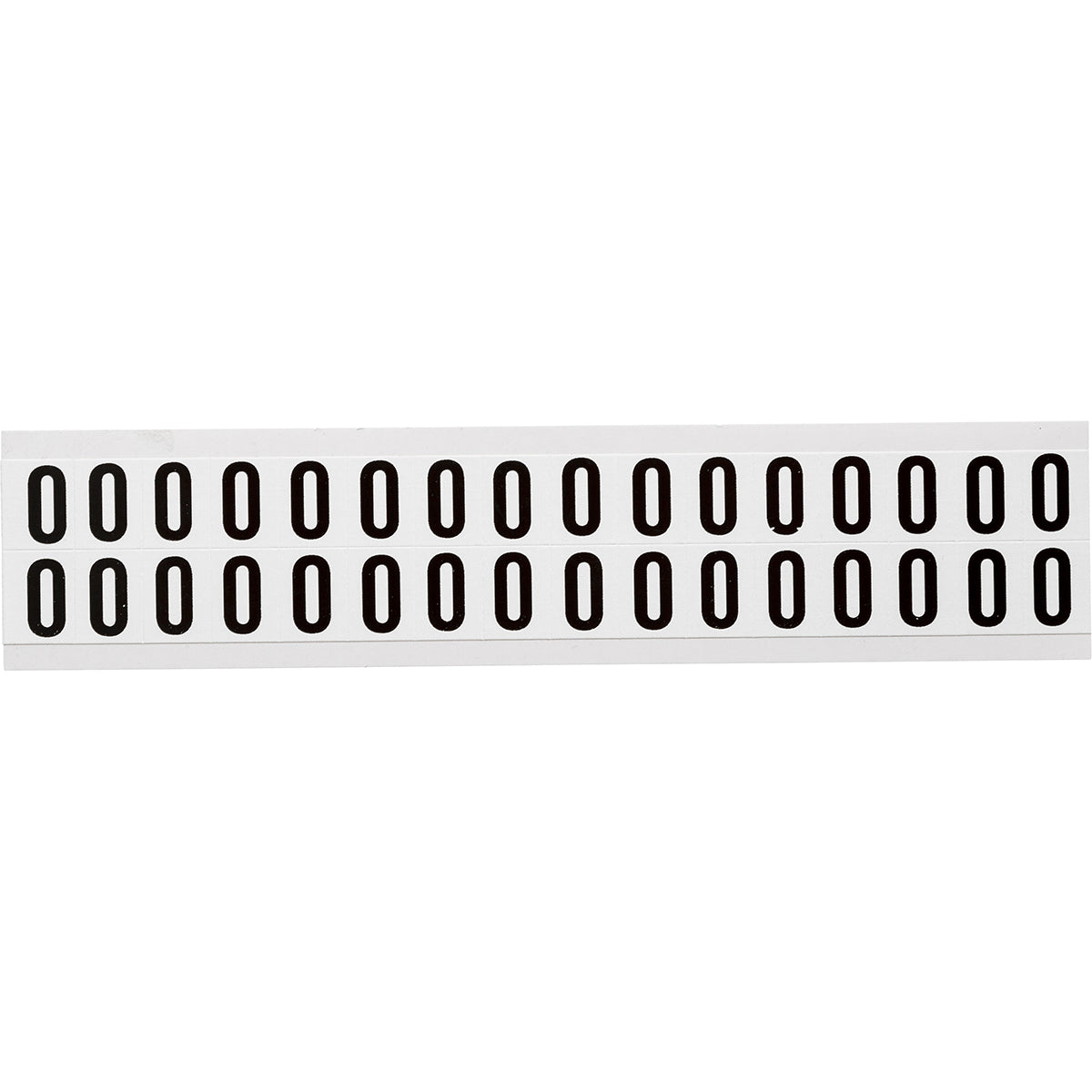 Brady NL-W75-O-CAP Identical numbers and letters on one card for indoor use 234277
