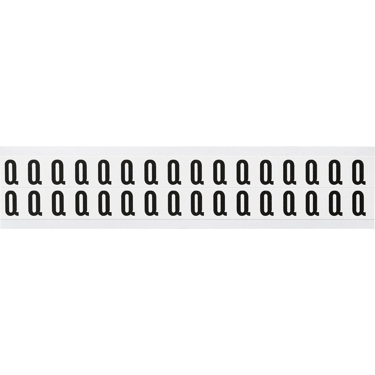 Brady NL-W75-Q Identical numbers and letters on one card for indoor use 234279