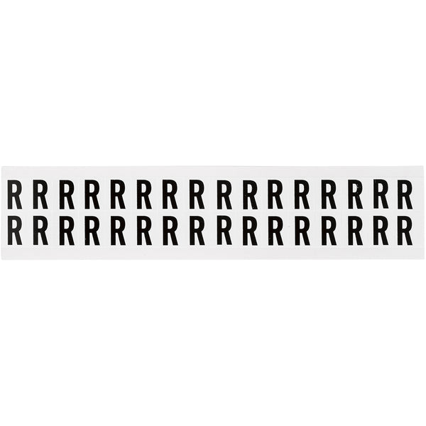 Brady NL-W75-R Identical numbers and letters on one card for indoor use 234280