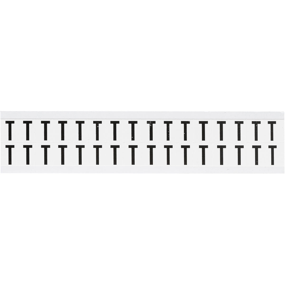 Brady NL-W75-T Identical numbers and letters on one card for indoor use 234282