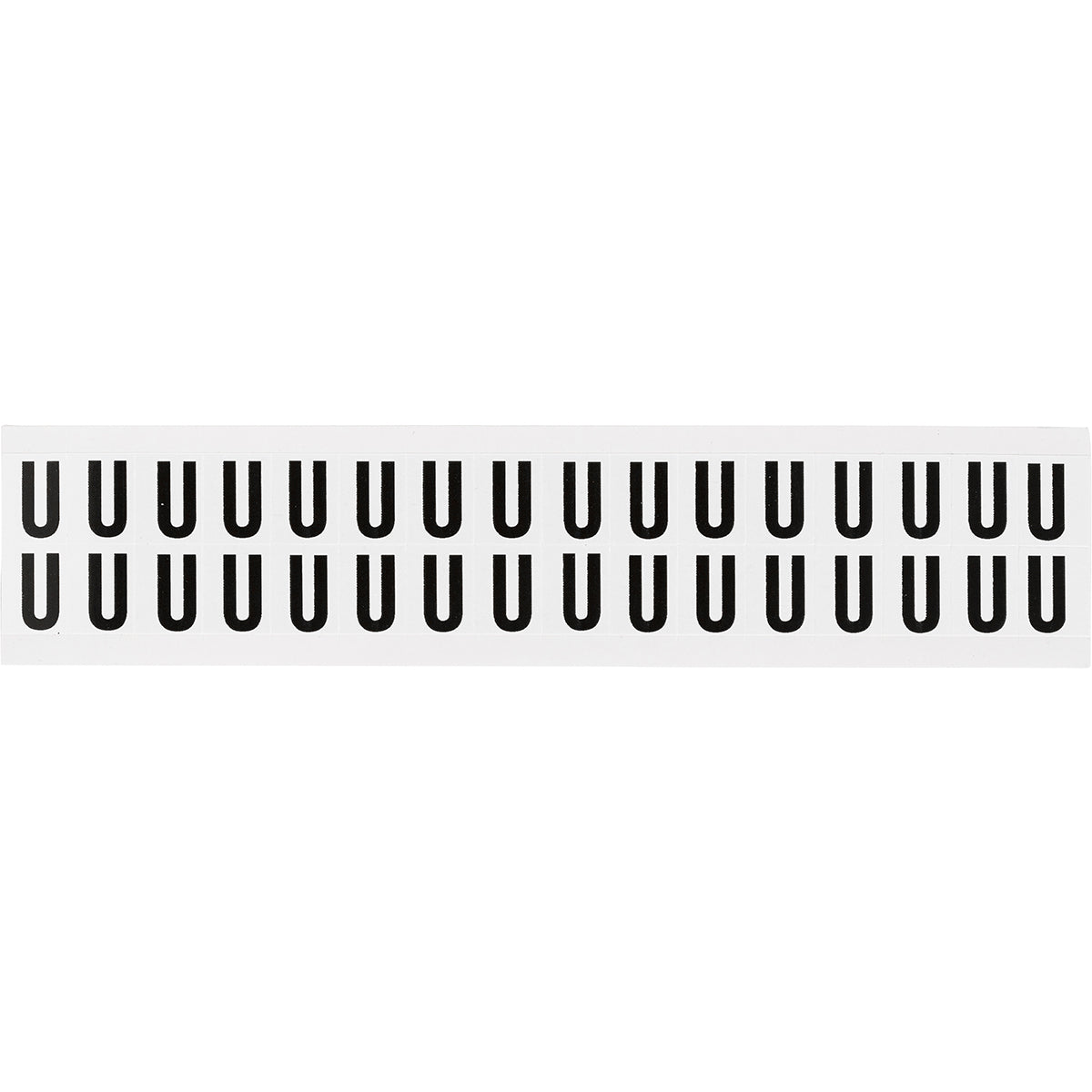 Brady NL-W75-U Identical numbers and letters on one card for indoor use 234283